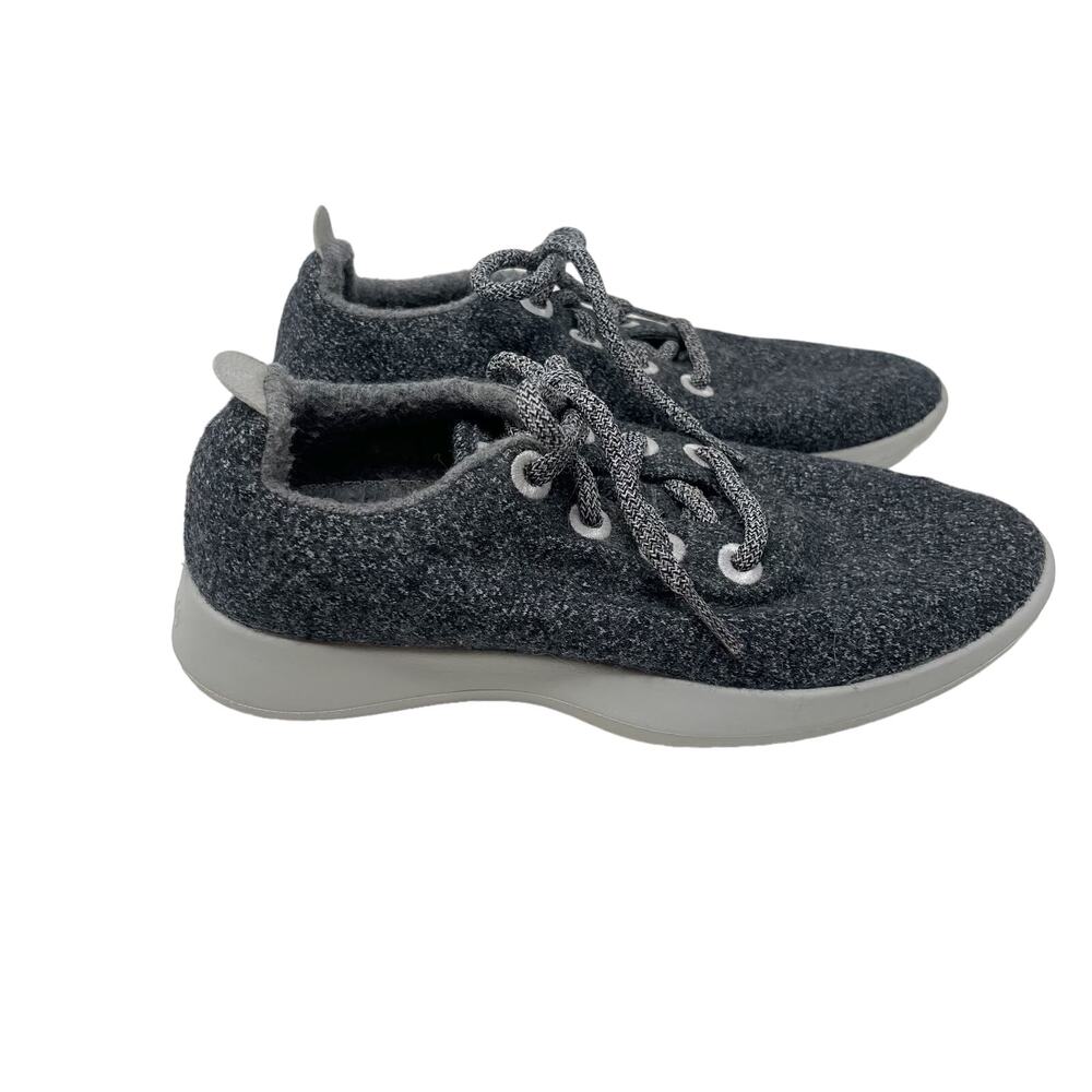 Allbirds Womens Size 7 Natural Gray Wool Runner Sneakers Merino Wool Washable